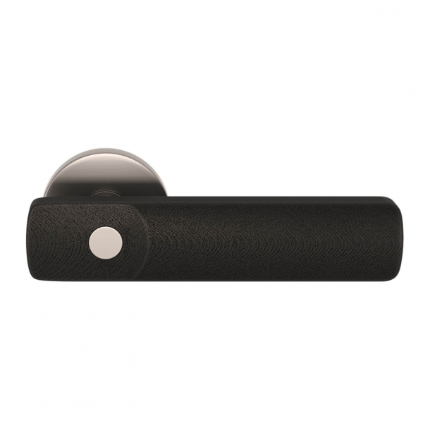 Turnstyle Design Door handle - Amalfine - Black bronze / Satin nickel - Model E3500