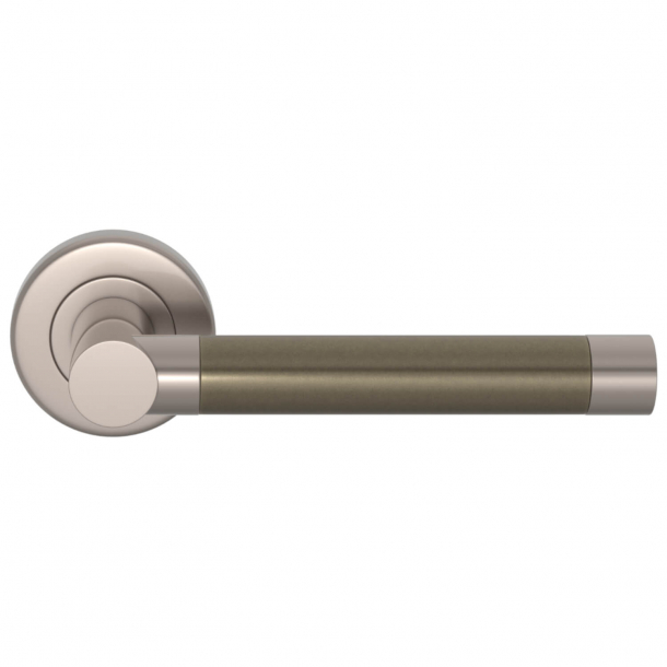 Dørgreb - Turnstyle Designs - Sølv bronze / Satin nikkel - Model P1333