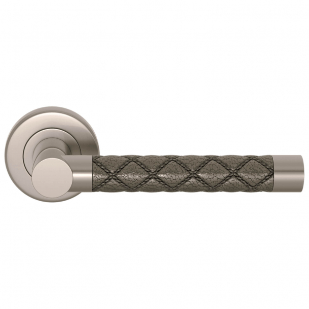 Door handle Amalfine - Silver Bronze / Satin Nickel - Model CHESTERFIELD