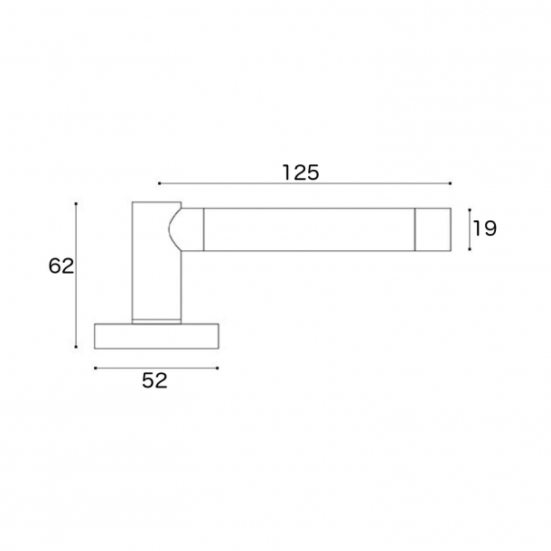 Drgreb Amalfine - Alupewt / Blank krom - Model CHESTERFIELD