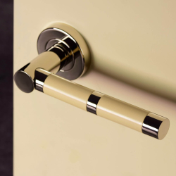 Drgreb - Turnstyle Designs - Amalfine - Sort bronze / Poleret messing - Model P2771