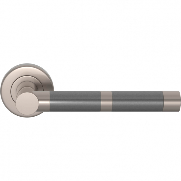 Turnstyle Design Door handle - Amalfine - Alupewt / Satin nickel - Model P2771