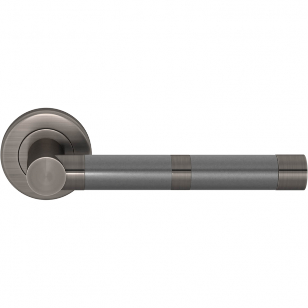 Turnstyle Design Door handle - Amalfine - Alupewt / Vintage nickel - Model P2771