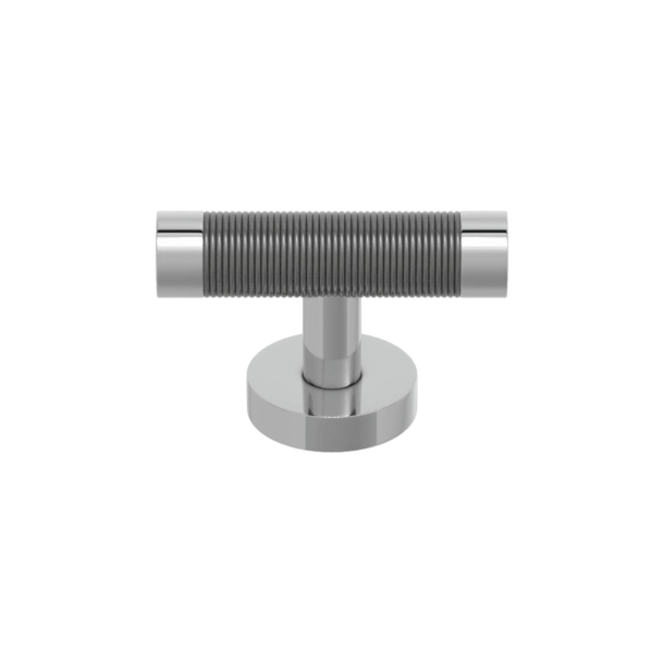 T-bar cabinet handle - Bright chrome / Alupewt Amalfine - Model P3036