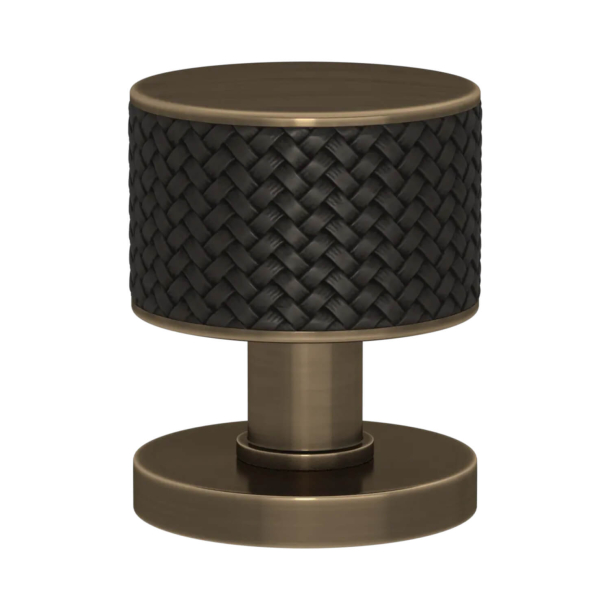 Drknop - Turnstyle Designs - Sort bronze Amalfine / Antik messing - Model P6711