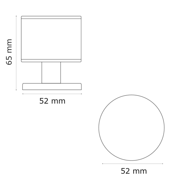 Drknop - Turnstyle Designs - Sort bronze Amalfine / Antik messing - Model P6711