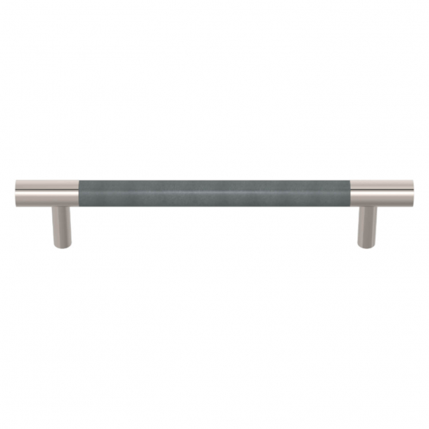 Mbelgreb - Turnstyle Designs - Skiftergrt Lder / Poleret nikkel - Model R1197