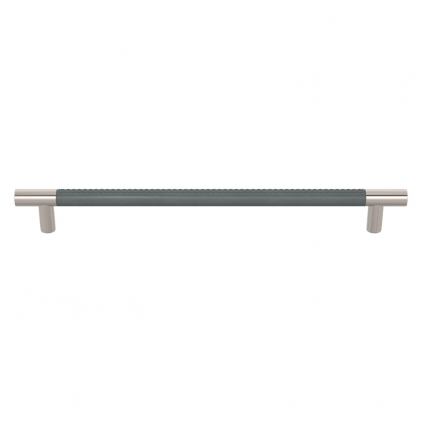 Mbelgreb - Turnstyle Designs - Skiftergrt Lder / Poleret nikkel - Model R1512