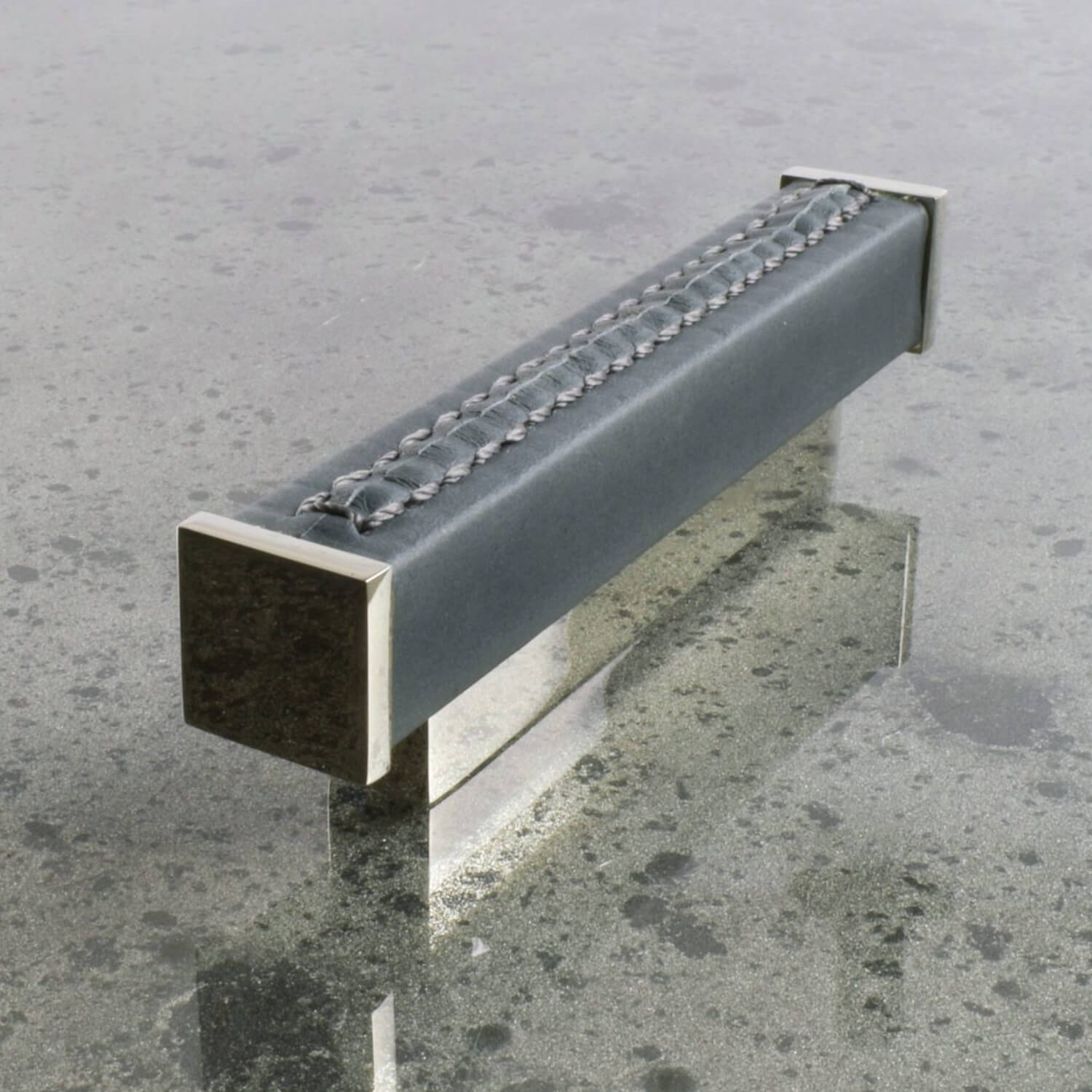 Turnstyle Design Cabinet Handle - SQUARE  - Leather - Model R2234