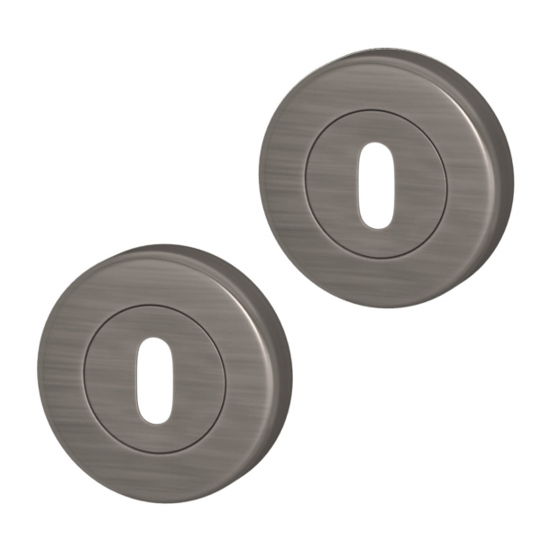 Nøgleskilte - Vintage nikkel - Turnstyle Designs - ModeLøs1422 - Ø 52 mm
