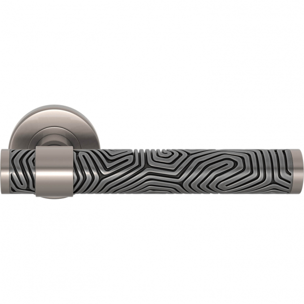 Turnstyle Design Door handle - Alupewt / Satin nickel - Model B7005