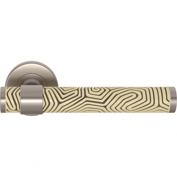 Turnstyle Design Door handle - Sand / Satin nickel - Model B7005