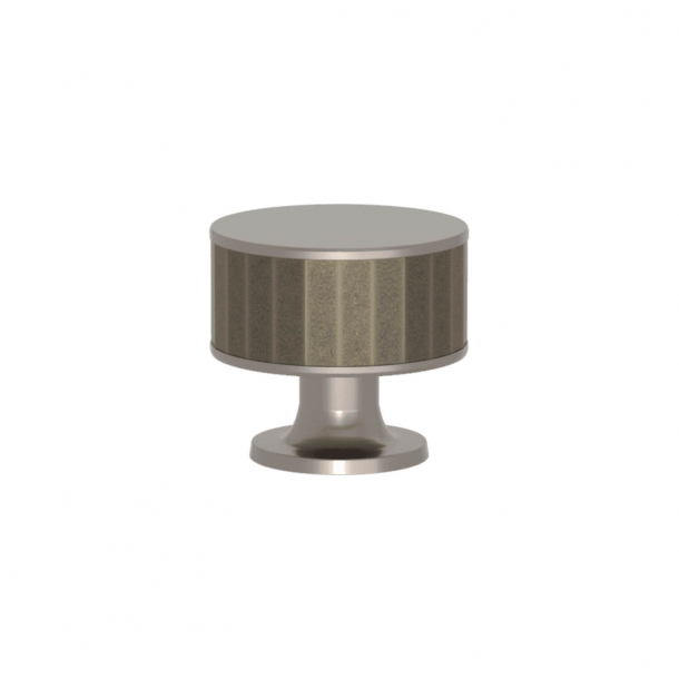 Mbelknop - Turnstyle Designs - Slv bronze Amalfine / Satin nikkel - Model P5050