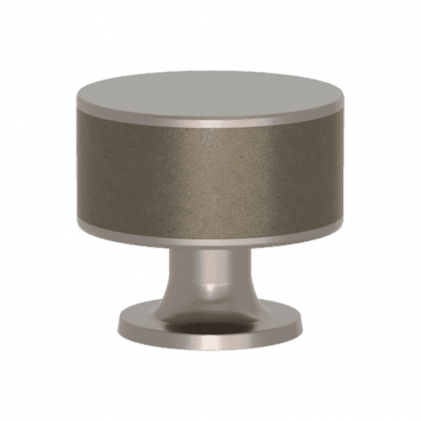 Mbelknop - Turnstyle Designs - Slv bronze Amalfine / Satin nikkel - Model P5065