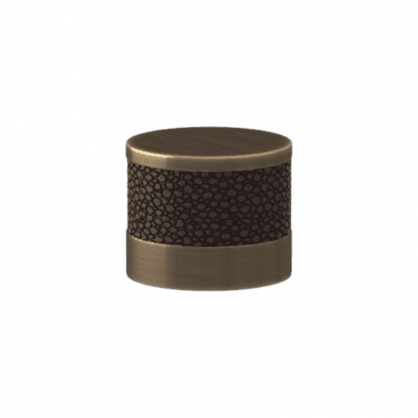 Uchwyt - Turnstyle Designs - Amalfina w kolorze kakao / Antyczny mosi&#261;dz - Model P8722