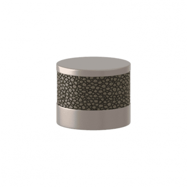 Turnstyle Designs Cabinet knob - Silver bronze Amalfine / Satin nickel - Model P8722