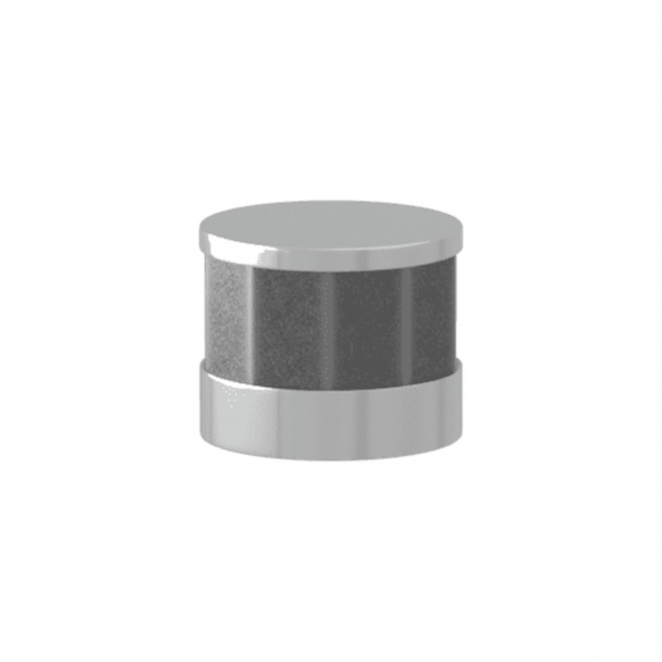 Turnstyle Designs Cabinet knob - Alupewt Amalfine / Bright chrome - Model P8742