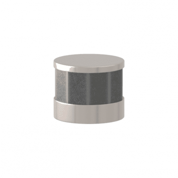 Turnstyle Designs Cabinet knob - Alupewt Amalfine / Polished nickel - Model P8742