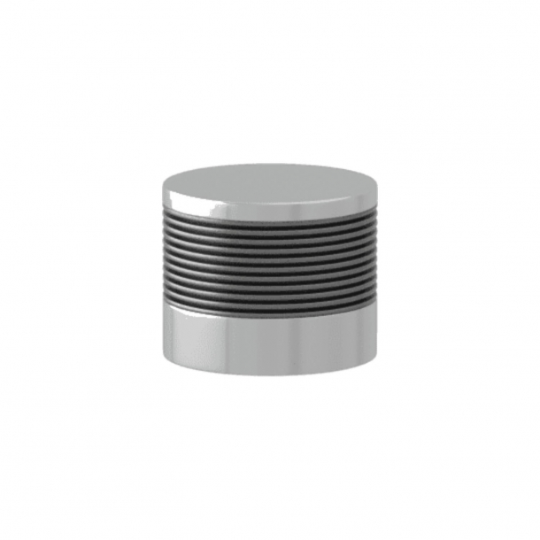 Turnstyle Designs Cabinet knob - Alupewt Amalfine / Bright chrome - Model P8755