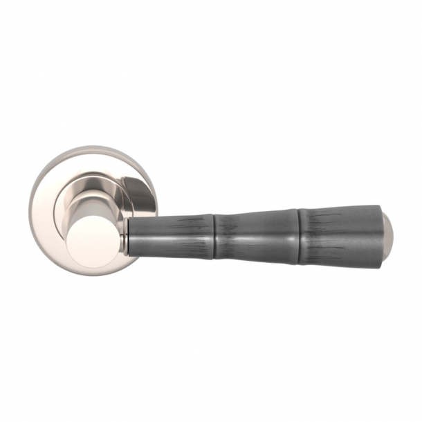 Turnstyle Design Door handle - Alupewt / Polished nickel - Model D1001