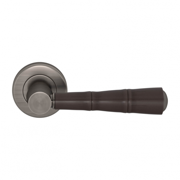 Turnstyle Design Door handle - Cocoa / Vintage nickel - Model D1001