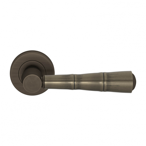 Turnstyle Design Door handle - Silver bronze / Vintage patina - Model D1001