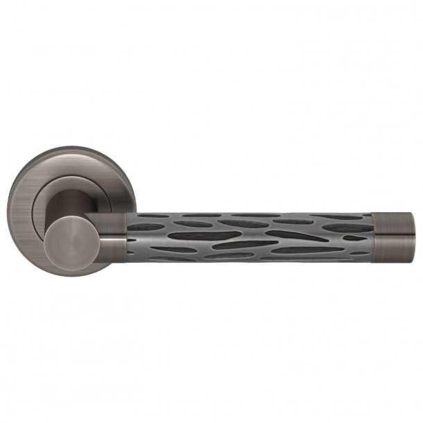Turnstyle Design Door handle - Amalfine - Alupewt / Vintage nickel - Model P1015