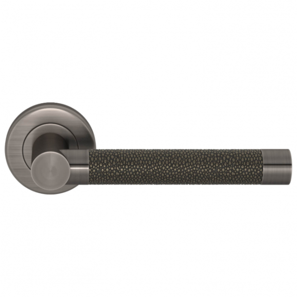 Turnstyle Design Door handle - Silver bronze / Vintage nickel - Model P1019