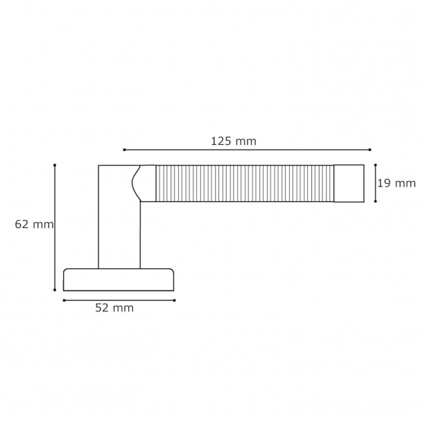 Drgreb - Turnstyle Designs - Amalfine - Slv bronze / Antik messing - Model WIRE