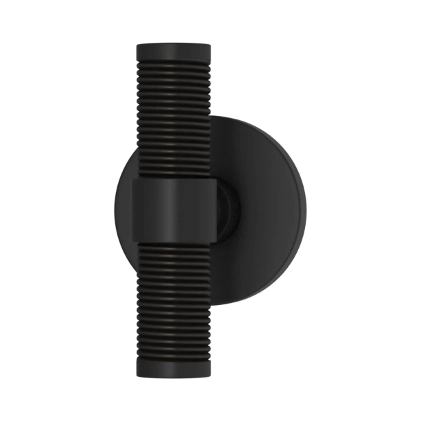 T-bar dørtræk - Mat sort krom / Sort bronze - Model B2025