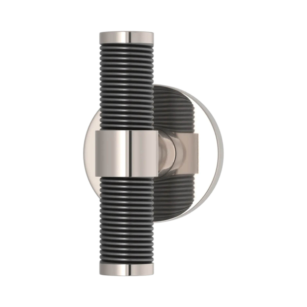T-bar door pull - Polished nickel / Alupewt Amalfine - Model B2025