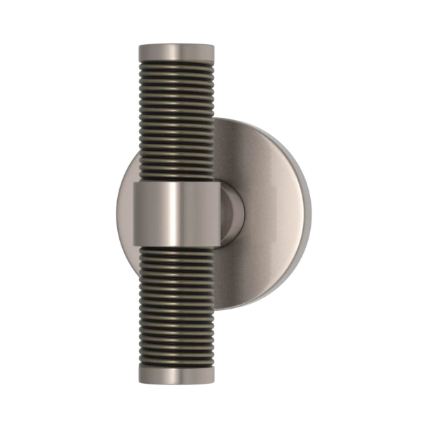 T-bar Drtryk - Satin nikkel / Slv bronze - Model B2025