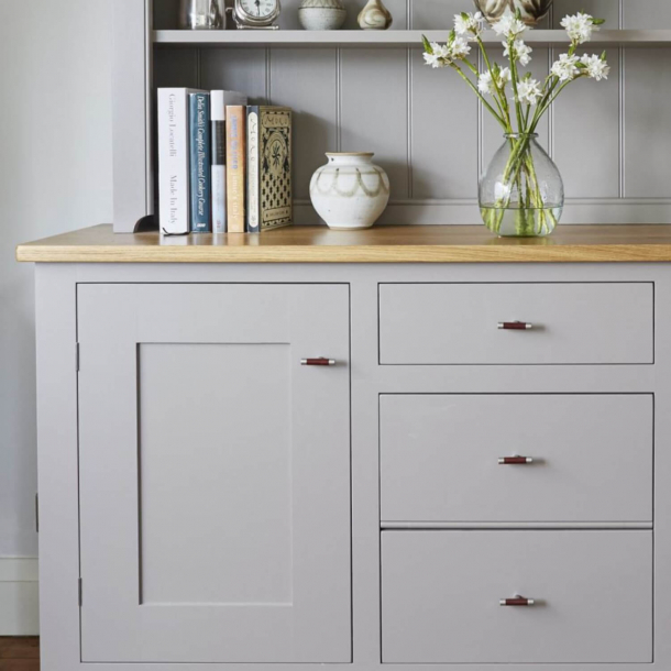 T-bar - Turnstyle Designs - Chokoladefarvet Lder / Antik messing - Model R1198