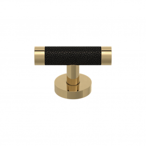 T-bar - Mbelgreb - Sort bronze / Poleret messing - Model P3016