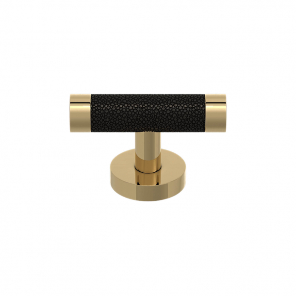 T-bar - Cabinet handle - Black bronze / Polished brass - Model P3016