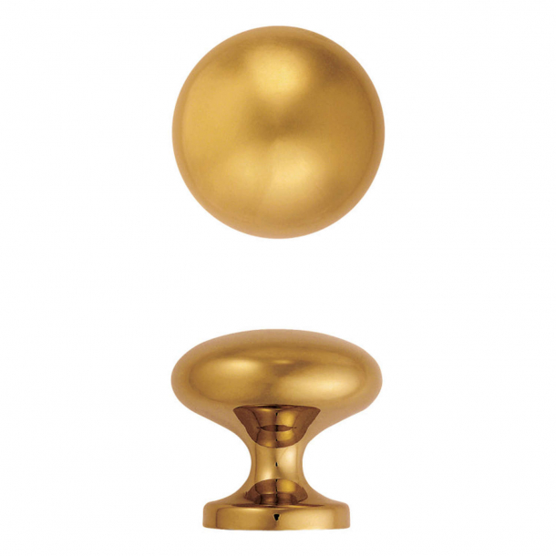 Centre door knob, Model 181-70, Brass - 73 mm