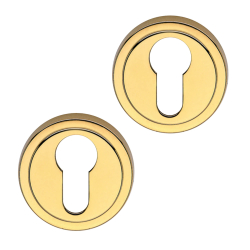 Cylinder Ring - Euro Profile lock - with cover - Brass (50mm)