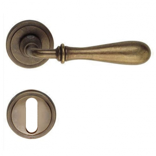Door handle H1004 Antares, Interior, Browned Brass 