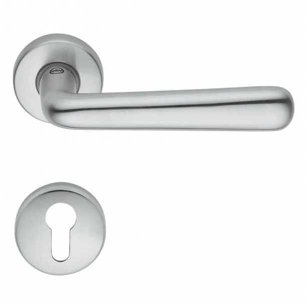 Door handle H417 Indigo, Exterior, Satin chrome