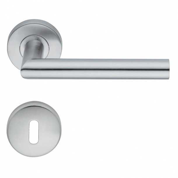 Door handle - Escutcheon - Interior - H416.R8.Satinato - Stainless Steel