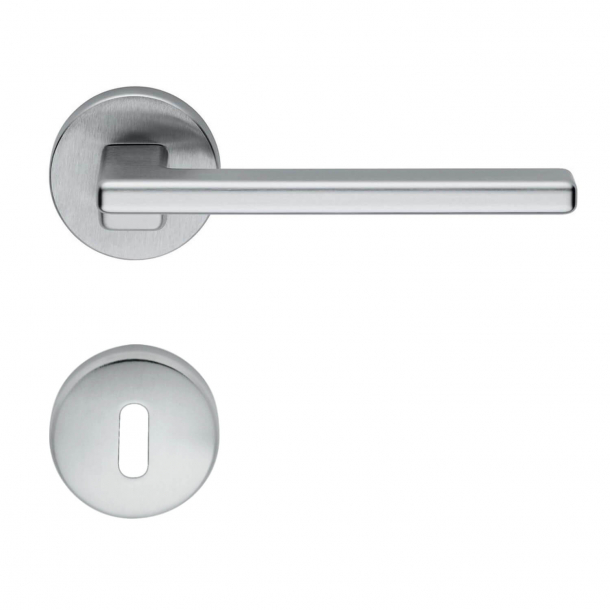 Door handle H1044 Oberon, Interior, Satin Chrome