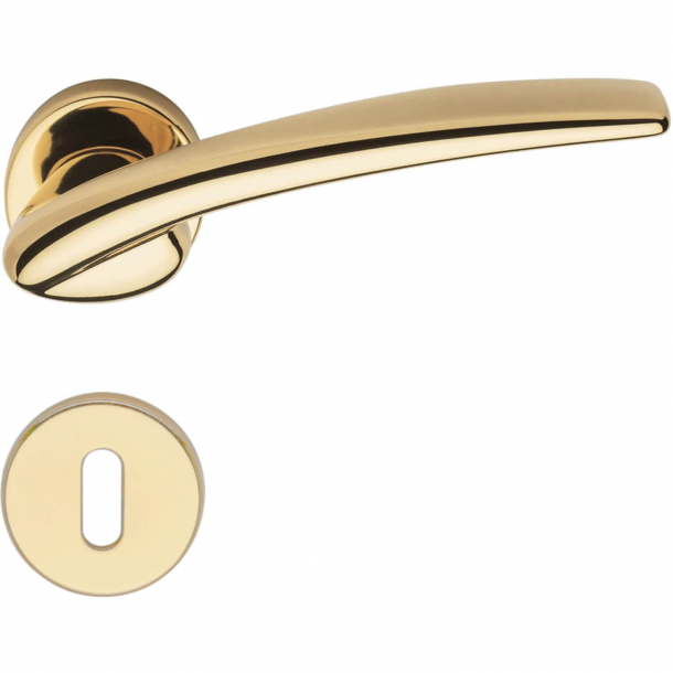 Door handle H1027 Dafne, Interior, Polished Brass