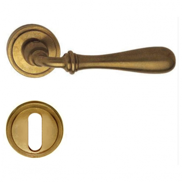Door handle H1004 Antares, Interior, Natural Brass