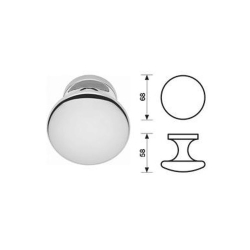 Drrvred med krom, 68 mm, Modell K1166