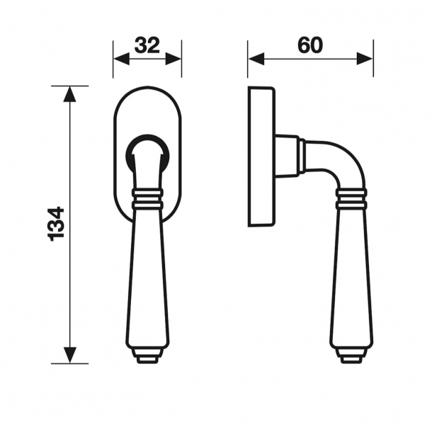 Paskvilgreb - Messing - Teseo - Model H1034F