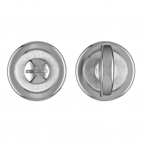 Privacy lock - Chrome/Satin chrome - K1735 - Valli&Valli
