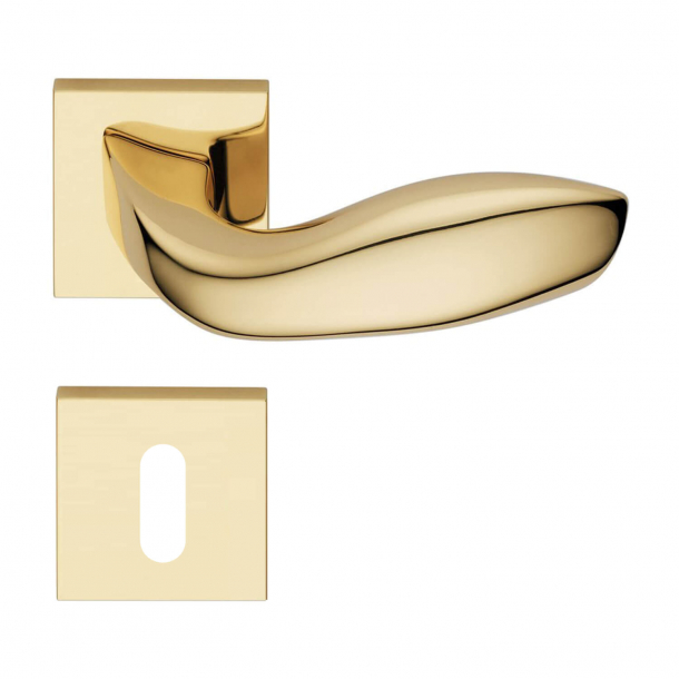 Design door handle H354, Brass